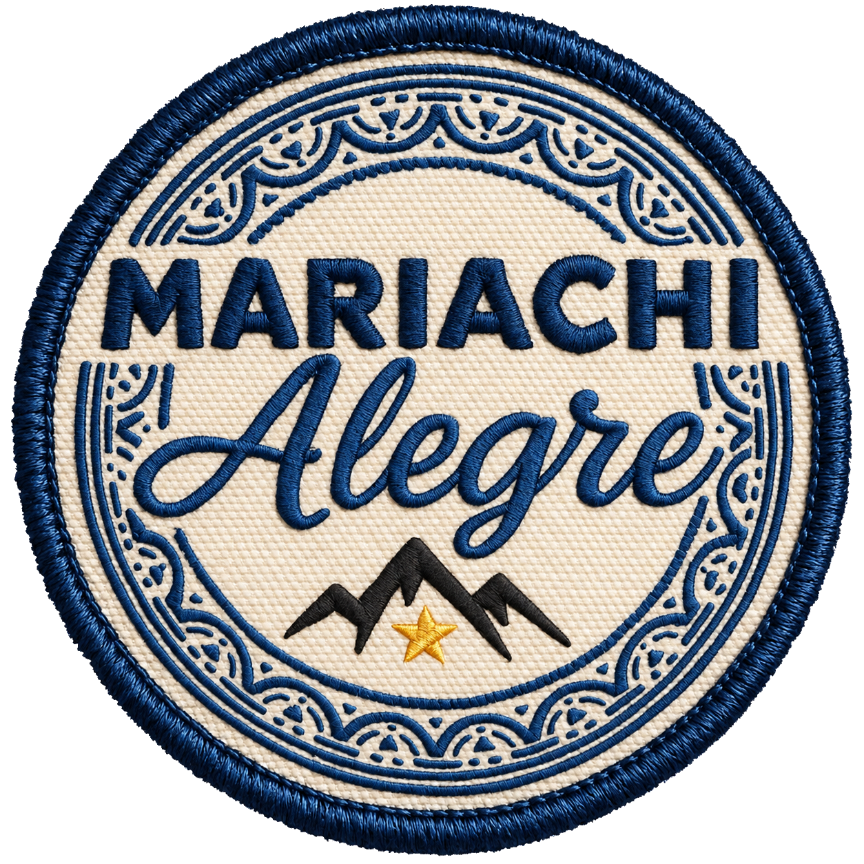 Embroidered Mariachi Alegre logo
